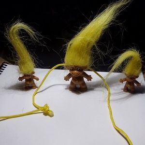 Vgt 80s Troll necklace and earrings